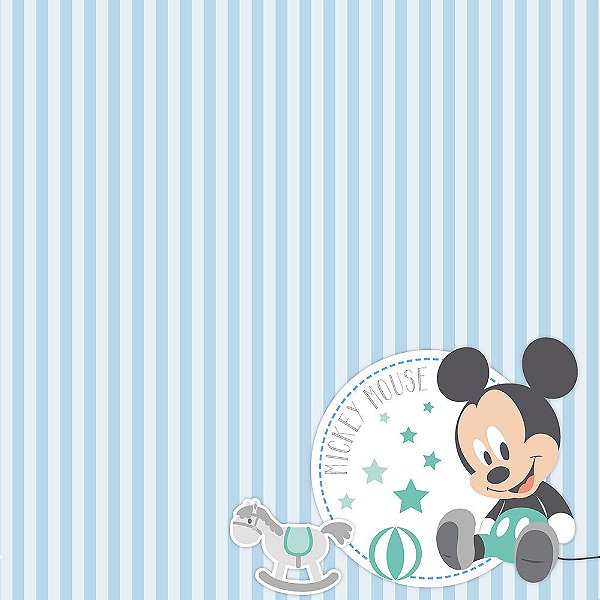 Scrap Dupla Face Baby Mickey 2 Paisagem - 19331 - Toke e Crie