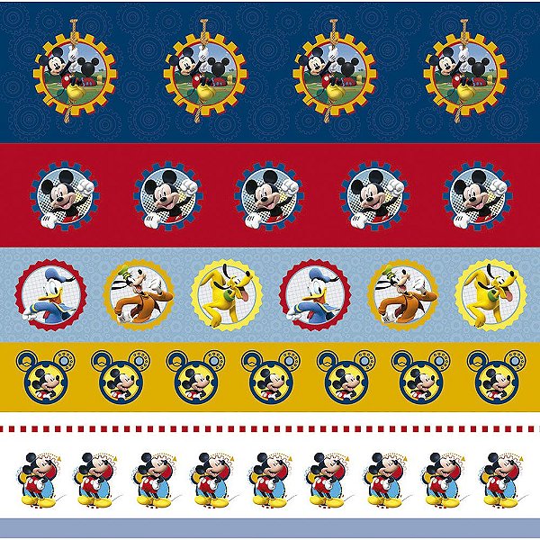 Scrap Dupla Face A Casa do Mickey 1 Selos e Tags - 19705 - Toke e Crie
