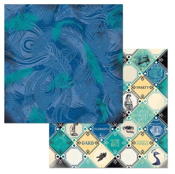 Scrap Dupla Face Something Splendid Cat's Meow - 7310371 - Bo Bunny