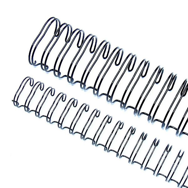Wire-o 3/8" Para Encadernação A4 - 60 Folhas - Passo 3x1