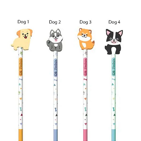 Lápis HB Cis Fantasia - Pets - Unidade