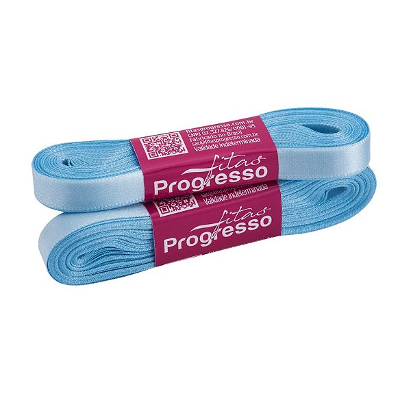 Fita de Cetim 10mm - CF002 - Azul Bebê