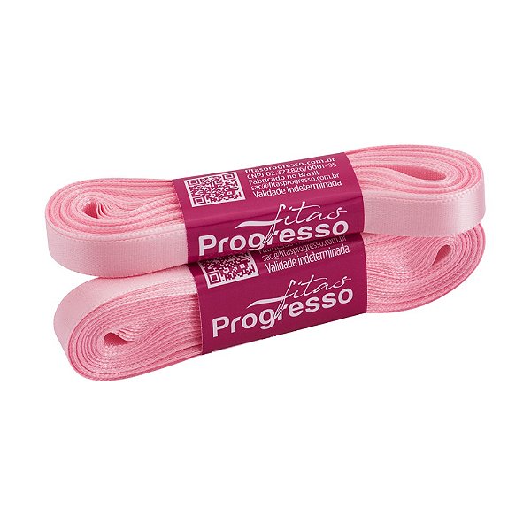 Fita de Cetim 10mm - CF002 - Rosa Bebê