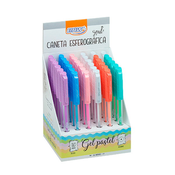 Caneta Gel Pastel Esferográfica - 1.0mm