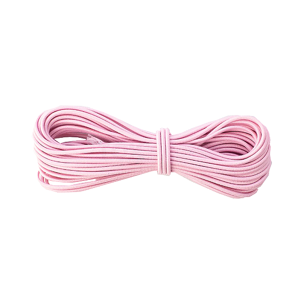 Elástico Roliço Rosa BB - 2,8mm - 10m