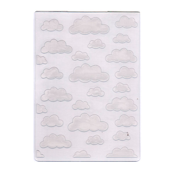Placa Para Relevo (Emboss) 2D - Nuvens - A6