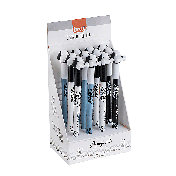 Caneta esferográfica divert gel apag 0.7mm - Dog - Cachorro