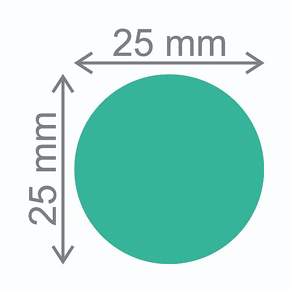 Furador Artesanal Jumbo Premium Circulo - 25mm x 25mm
