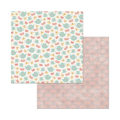 Scrap Dupla Face Early Bird Tea Time - 7310071