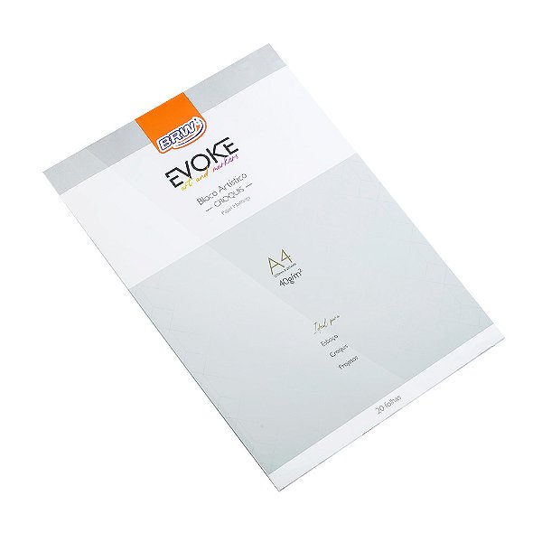 Bloco Artístico Croquis A4 - 40gr - 20 Folhas - BRW