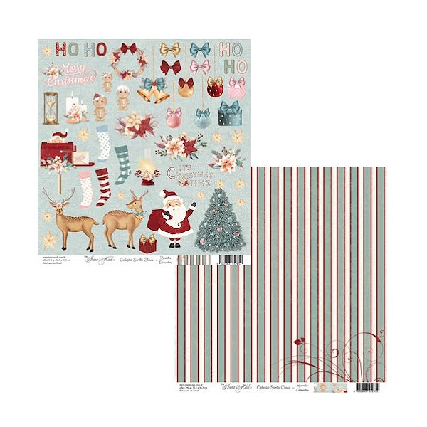 Coleção Santa Claus - Recorte Elementos - Ivana Madi