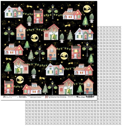 Scrap Dupla Face My Memories From Christmas - MMCMMC-02