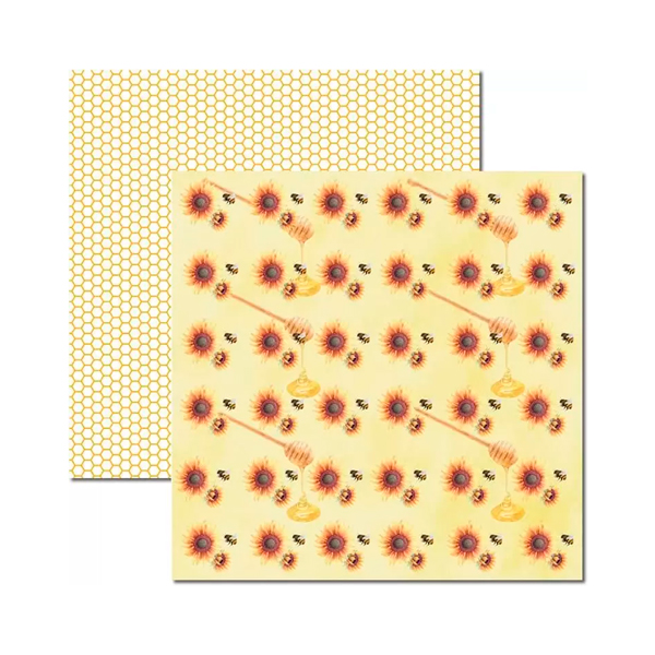 Scrap Dupla Face Honey Bee 3 - SC-521