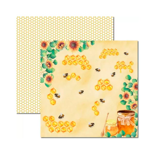 Scrap Dupla Face Honey Bee 5 - SC-523