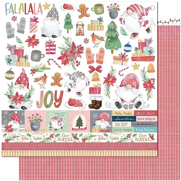 Scrapbook Dupla Face Natal SND-144 - Litoarte