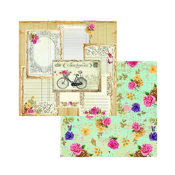 Papel para Scrapbook - Coleção You Are My Home - Dany Peres Design