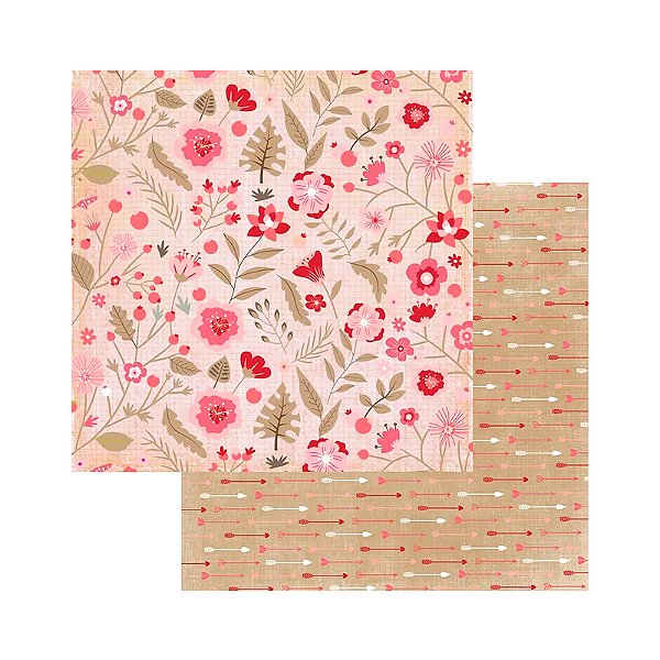 Papel para Scrapbook - Coleção Sweet Love 6 - Dany Peres Design