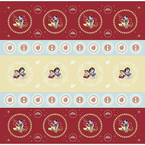 Scrap Dupla Face Branca de Neve Forminhas e Toppers- 19563 - Toke e Crie