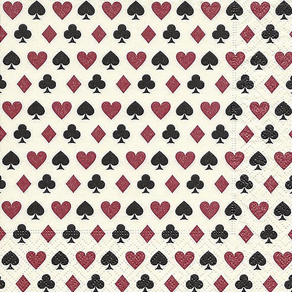 Guardanapo de Papel - Naipes de Baralho - Home Fashion