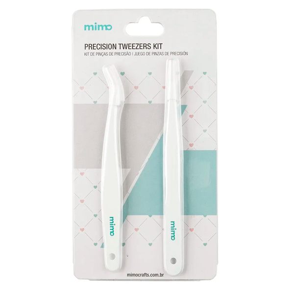 Kit com 2 Pinças de Precisão - Mimo