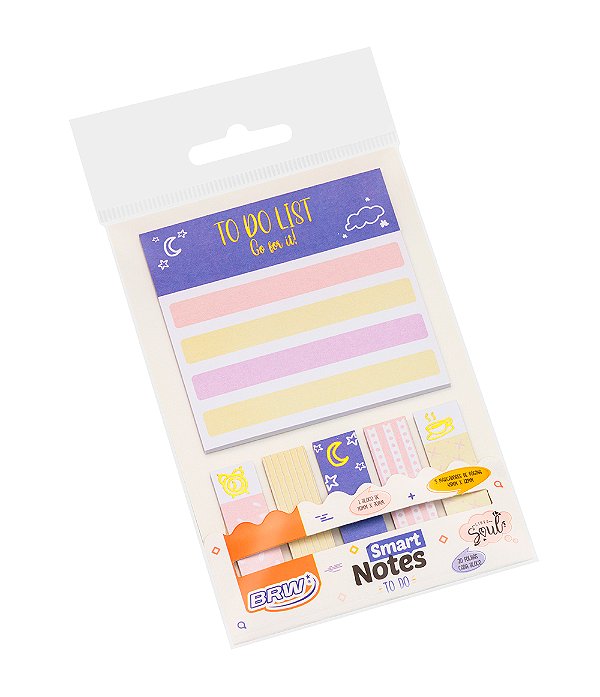 Bloco Smart Notes To Do Amanhecer - 20 folhas - 6 blocos - BRW