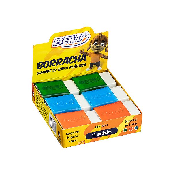 BORRACHA GRANDE COM CAPA- BRW