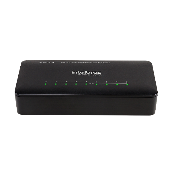 SWITCH 10/100 8 PORTAS INTELBRAS SF 800 Q+