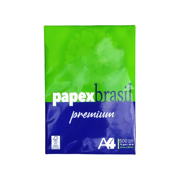 PACOTE PAPEL A4 C/ 500 FOLHAS PAPEX BRASIL