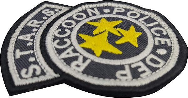 Patch Bordado Stars Raccoon Police