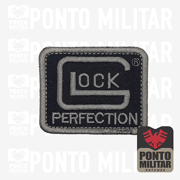 Glock Perfection Patch Bordado - Ponto Militar - Patches Militares