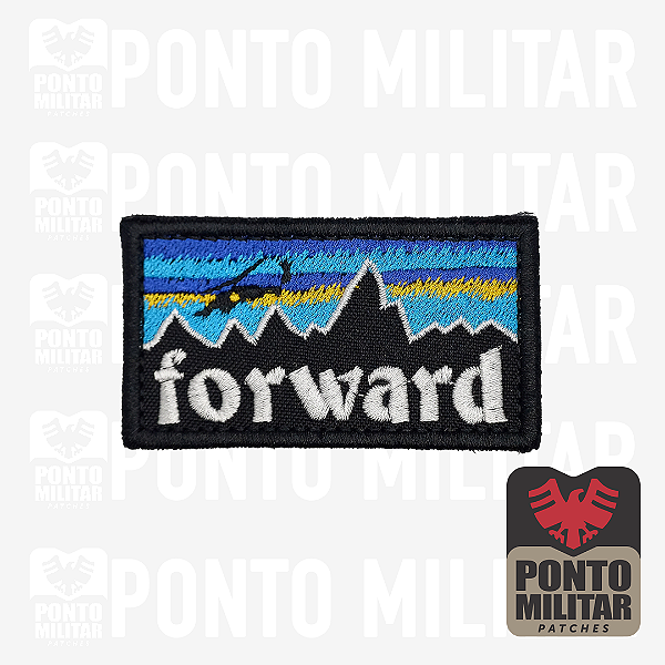 Forward FOG Grupo de Observação Avançada Patch Bordado Ponto Militar