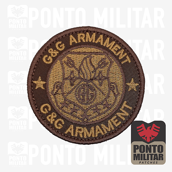 G&G Armament Patch Bordado 8cm - Ponto Militar