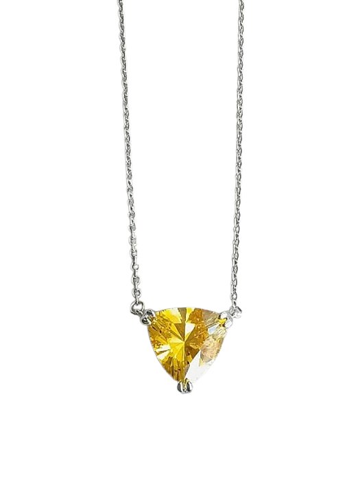 Colar Prata925 Citrino