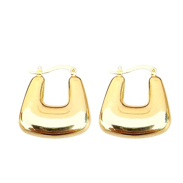 Brinco Argola Quadriculada Organic