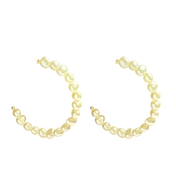 Brinco Argola Pérola Barroca