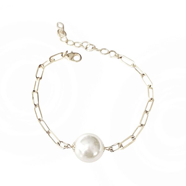 Pulseira Elos e Pérola