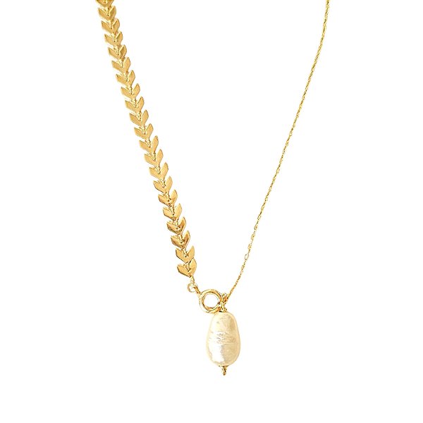 Colar Escamas Pérola