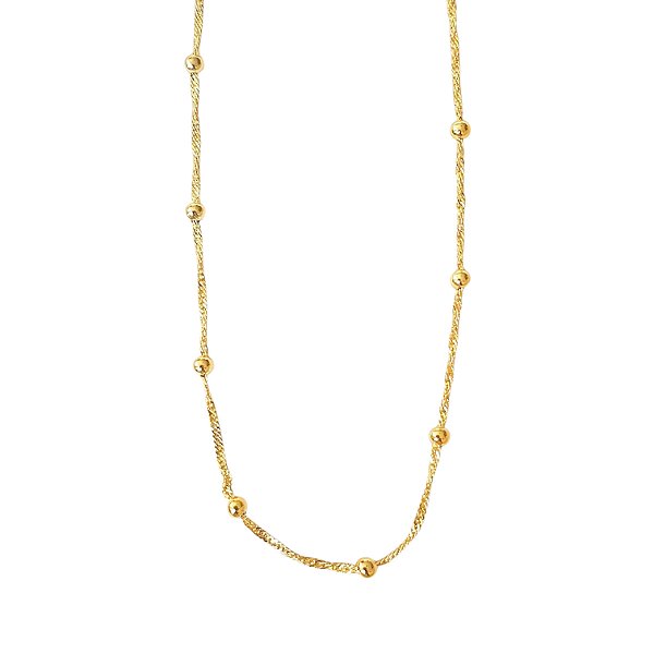 Colar Bolinhas Cute Gold