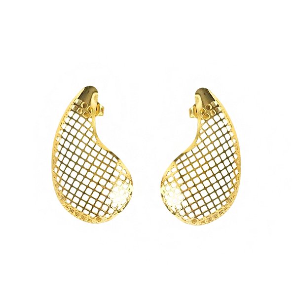 Brinco Gota Lateral Trama