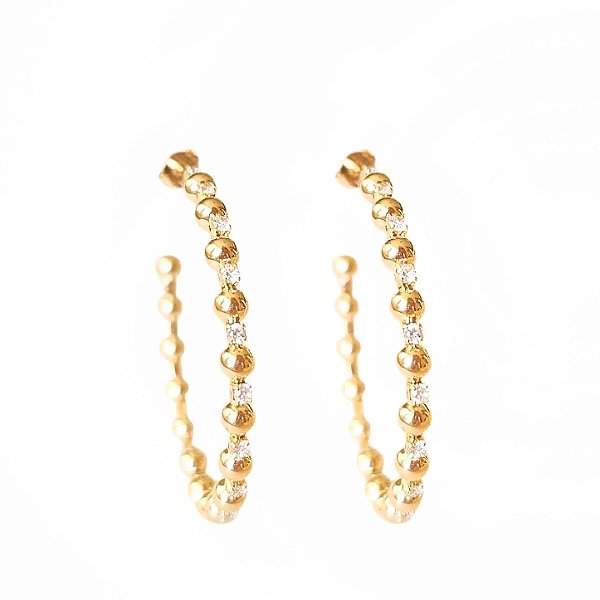 Brinco Argola Riviera Esferas