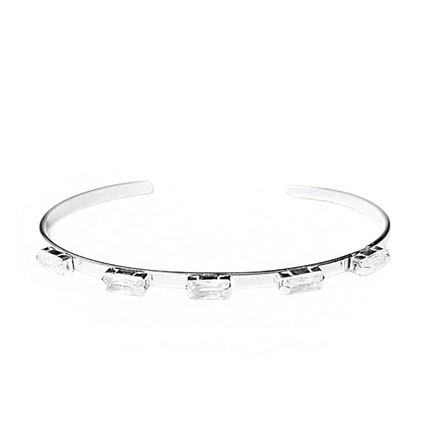 Pulseira Bracelete Riviera Rodio