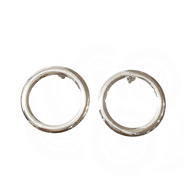 Brinco Argola Frontal Rodio