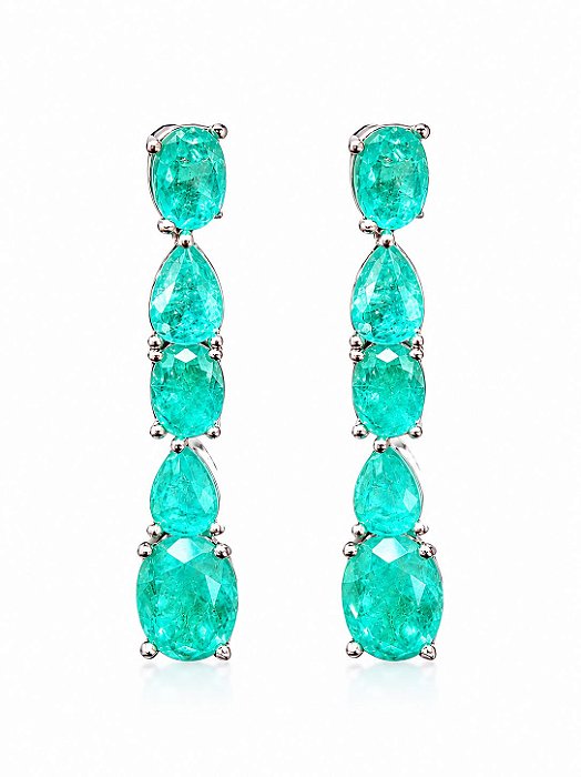 Brinco Cascata Turmalina Paraiba