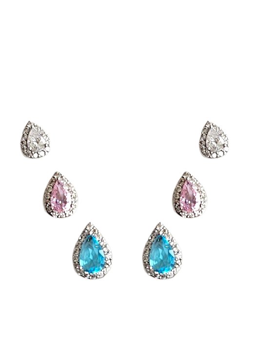 Brinco Trio Gotinhas Colors