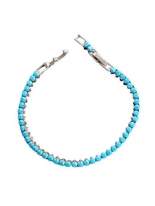 Pulseira Riviera Turquesa 3garras