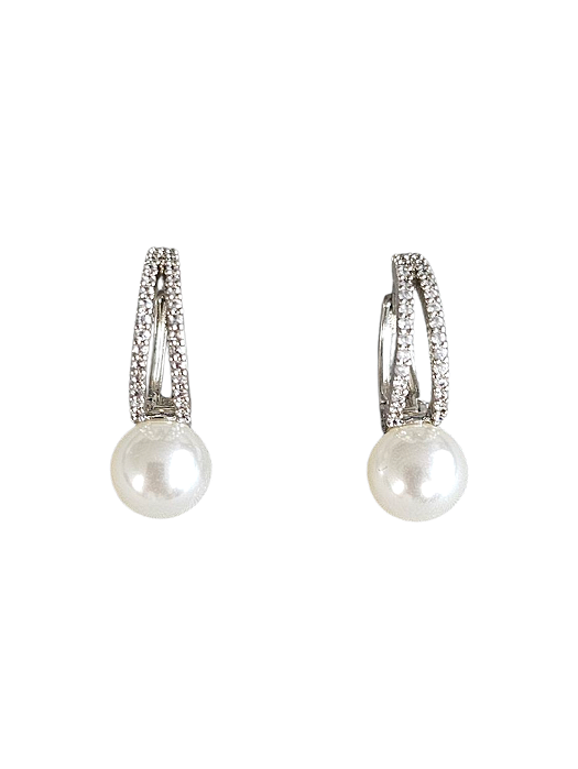 Brinco Argolinha Pérola Classic