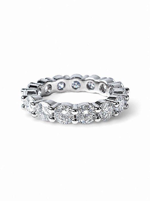Anel Moissanite Aparador de Aliança Prata925