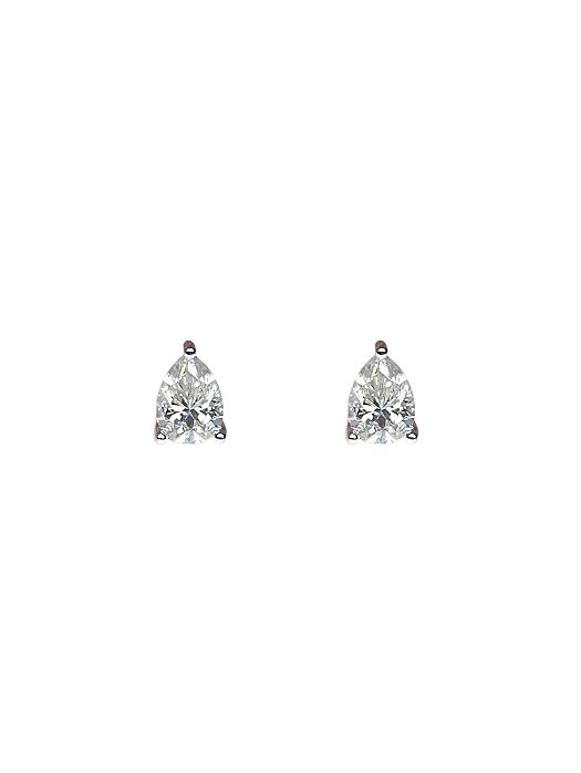 Brinco Moissanite Gotinha 7mm Prata925