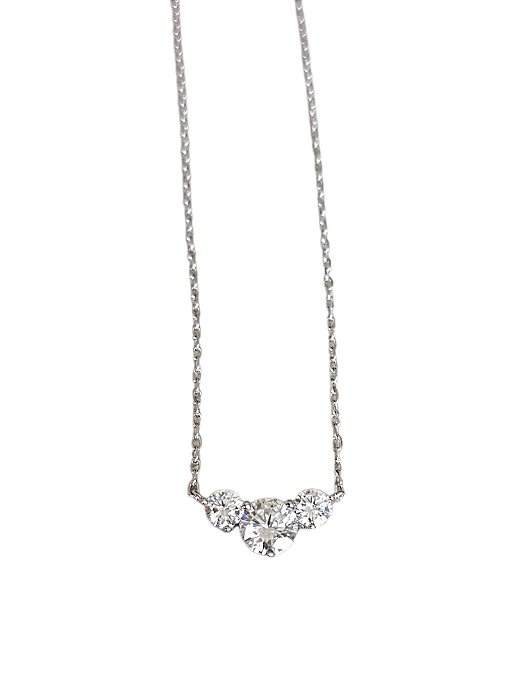 Colar Moissanite Trio Prata925