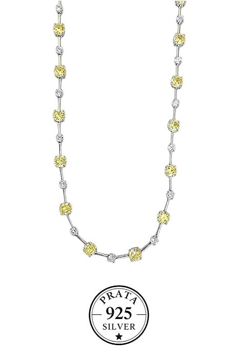 Colar Yellow Fancy Fio Faca